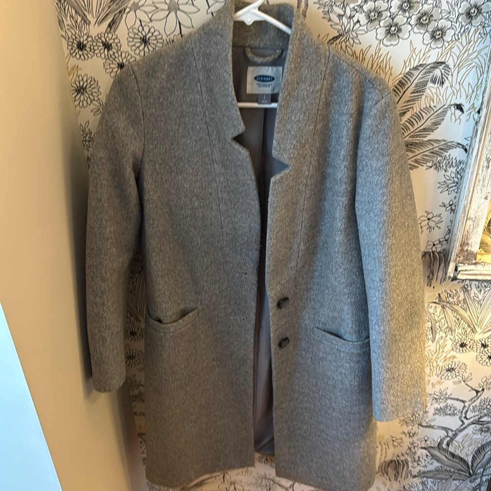 Gray Classic Peacoat medium Length
